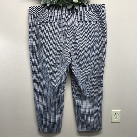 NWOT Loft The Riviera Slim Pants Plaid 18 - Picture 4 of 16